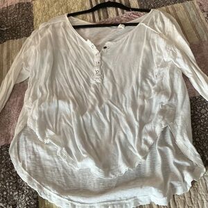 We The Free Button-Up Top